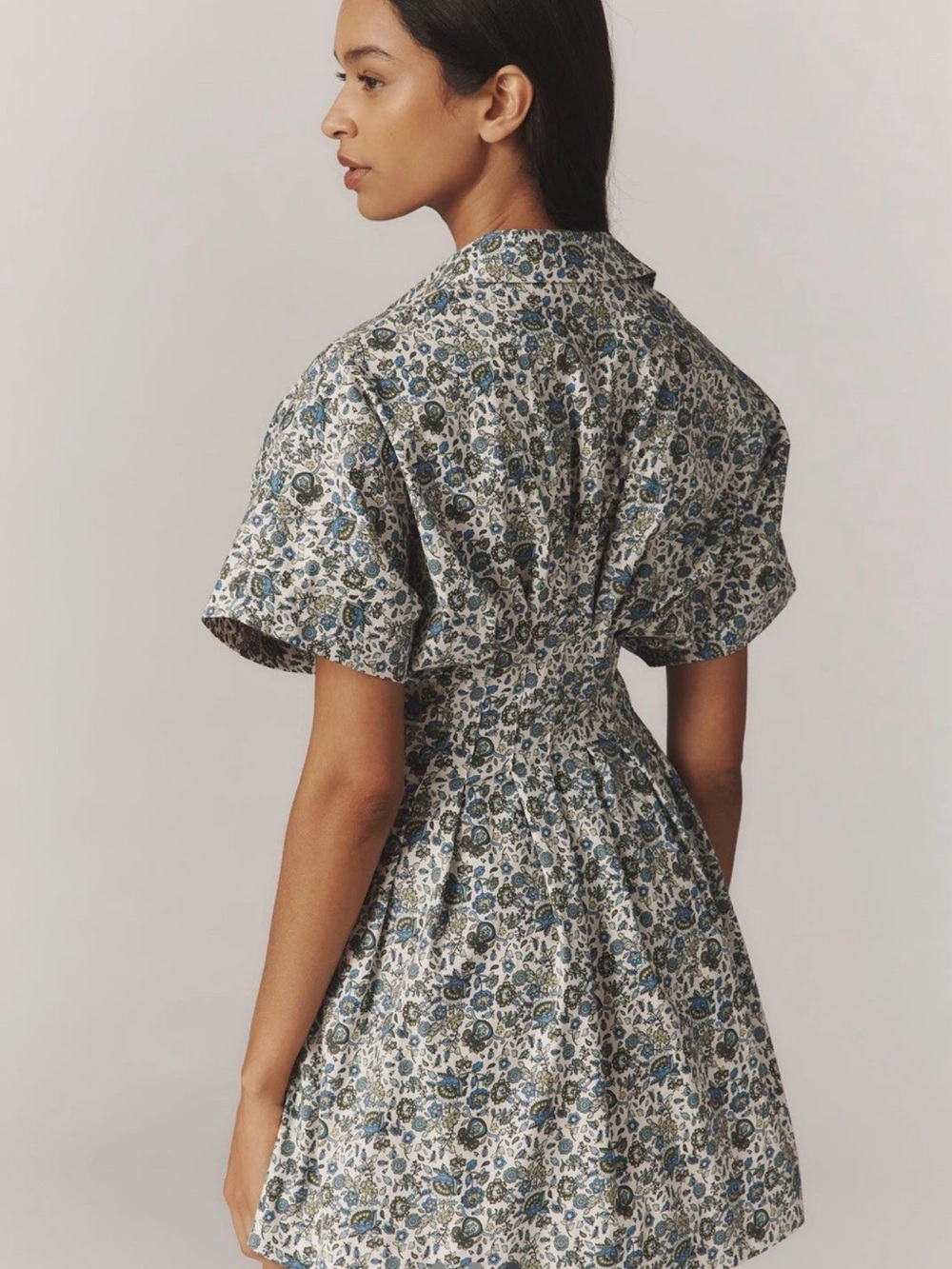 New Anthropologie Tobie Mini Shirt Dress by Exquise Size M - Picture 2 of 6